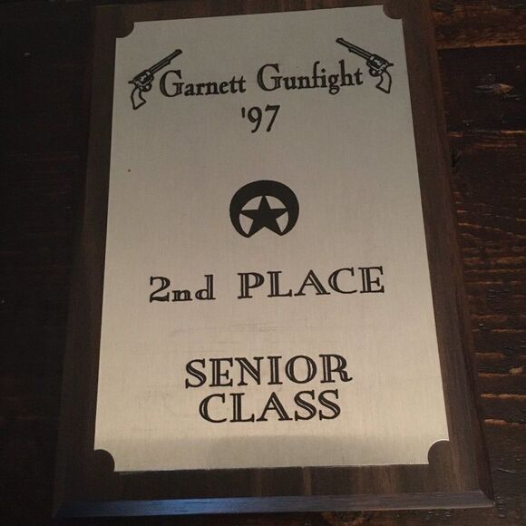 Senior Class 2nd Place Plague 1997 - Picture 1 of 2